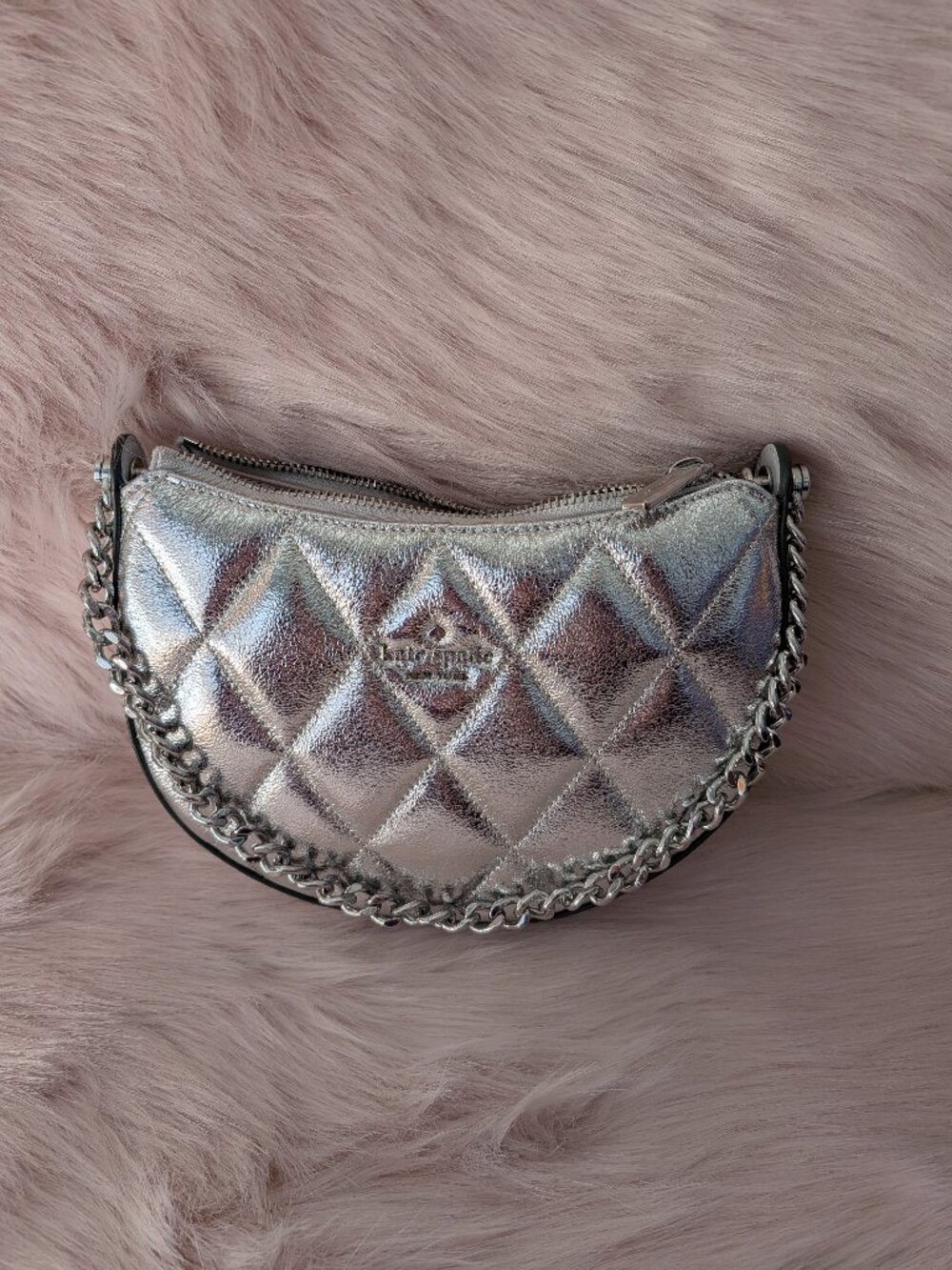 Kate Spade Carey Metallic Zip Top Crossbody